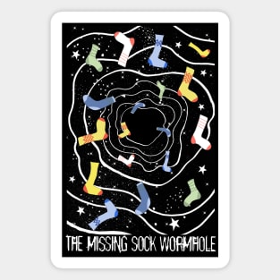 The Missing Sock Wormhole Magnet